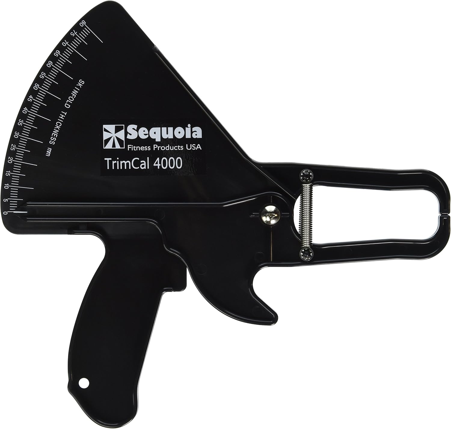 Sequoia Fitness TrimCal 4000 Body Fat Caliper (Black) [Health and Beauty] with Fat% Chart