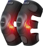 COMFIER FSA Cordless Knee Massager with Heat and Vibration for Pain Relief,HSA Eligible Items,Graphene Heating Pad for Knee with 5 Massage Modes,Rechargeable Heated Knee Brace,Mother‘s Day Gifts