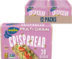 Wasa Multi Grain Crispbread, 9.7 oz (Pack of 12), Multigrain Crackers, Non-GMO Ingredients, Fat Free