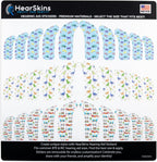 Hearing Aid Stickers Decals Skins | Dinosaur, Cars, Remote Control Patterns | Fits BTE & RIC Amplifiers, Find The Best Size and Apply, Easily Removable & Repositionable