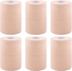 BQTQ 6 Rolls Elastic Adhesive Tape 3 Inch Elastic Bandage Wrap Stretch Self Adherent Wound Wraps Sports Tapes for Wrist Ankle Swelling Sprains