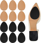 12 Pcs Shoe Sole Protector for Heels, Non-Slip Shoe Pads for Bottom of Shoes, Rubber Self Adhesive Heel Pads Anti-Slip Shoe Grips Shoes Gummies for Heels