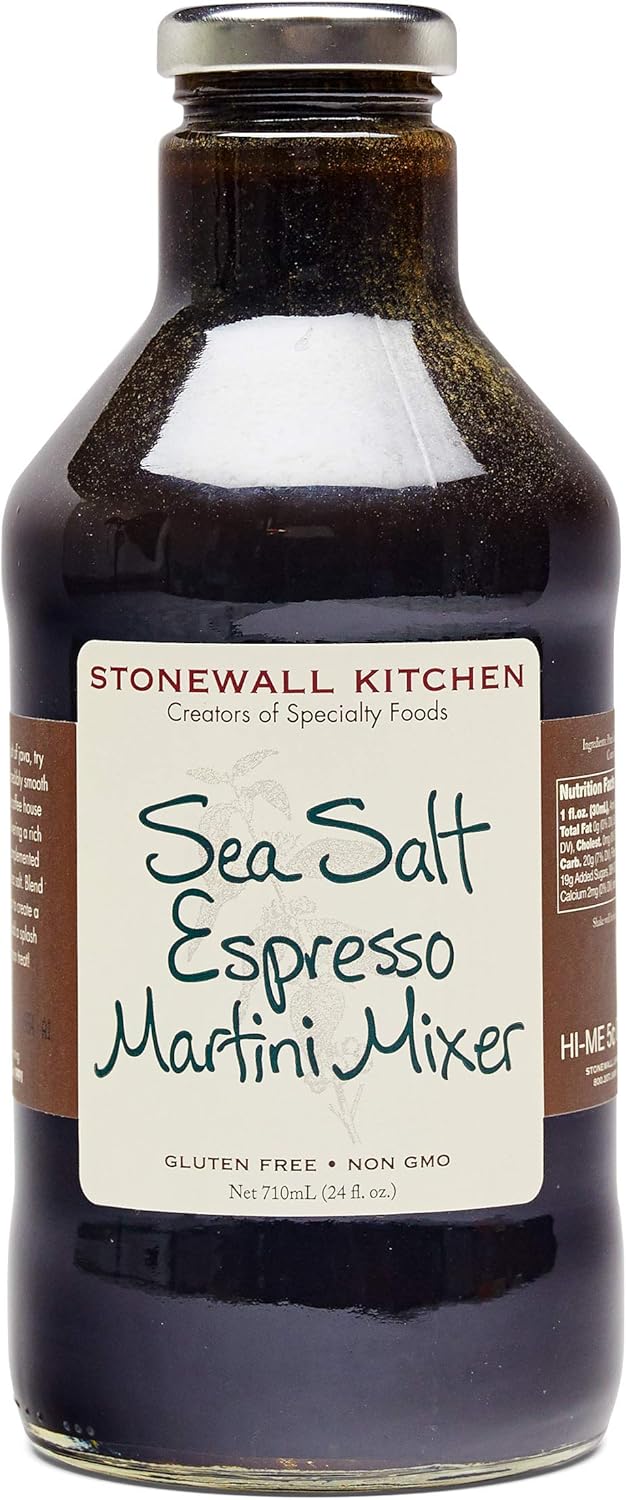 Stonewall Kitchen Sea Salt Espresso Martini Mixer, 24 oz