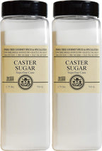 India Tree Superfine Caster Sugar,1.75 lb | NonGMO,Gluten-Free Premium Baking & Dessert Cane Sugar,(Pack of 2)