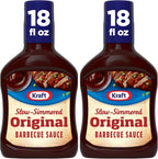 Kraft Original Slow-Simmered BBQ Barbecue Sauce (18 oz Bottle) (Pack of 2)