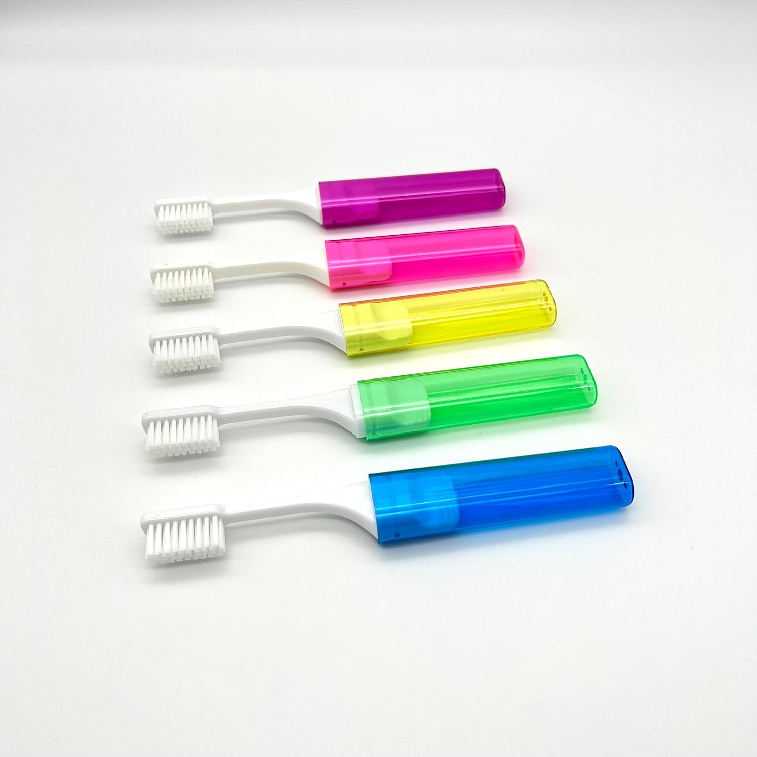 Travel Toothbrush 72 Count-Convenient Bulk On-The-Go Dental Care - Includes 72 Individually Packaged Orthodontic Toothbrushes