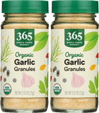365 by Whole Foods Market, Organic Garlic Granules, 2.57 Ounce (Pack of 2)