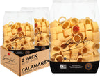 Garofalo - Premium Durum Wheat Semolina Calamarata Pasta, Italian Made, Bronze-Drawn, Al-Dente, One-Ingredient Pasta (2 pack)