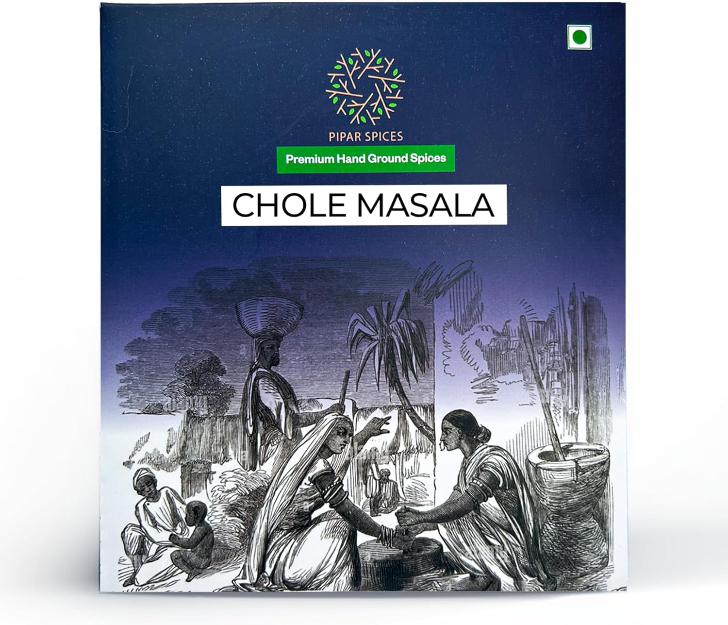 Pipar Spices Chole/Chana Masala - 100g (3.53 oz) Pack | Hand Grounded For Rich Aroma And Flavor.