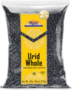 Rani Urid/Urad Whole Black (Matpe Beans with Skin) Indian Lentils 32oz (2lbs) 908g ~ All Natural | Gluten Friendly | Non-GMO | Kosher | Vegan | Indian Origin