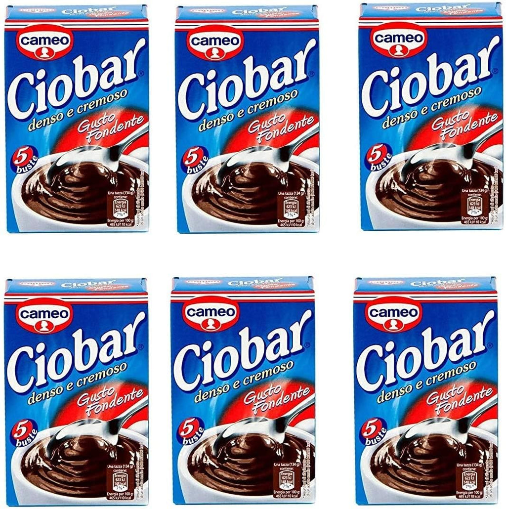 6x Cameo Ciobar Hot Chocolate Drink Beverage 690g (6x5 Pack) Dark Chocolate!