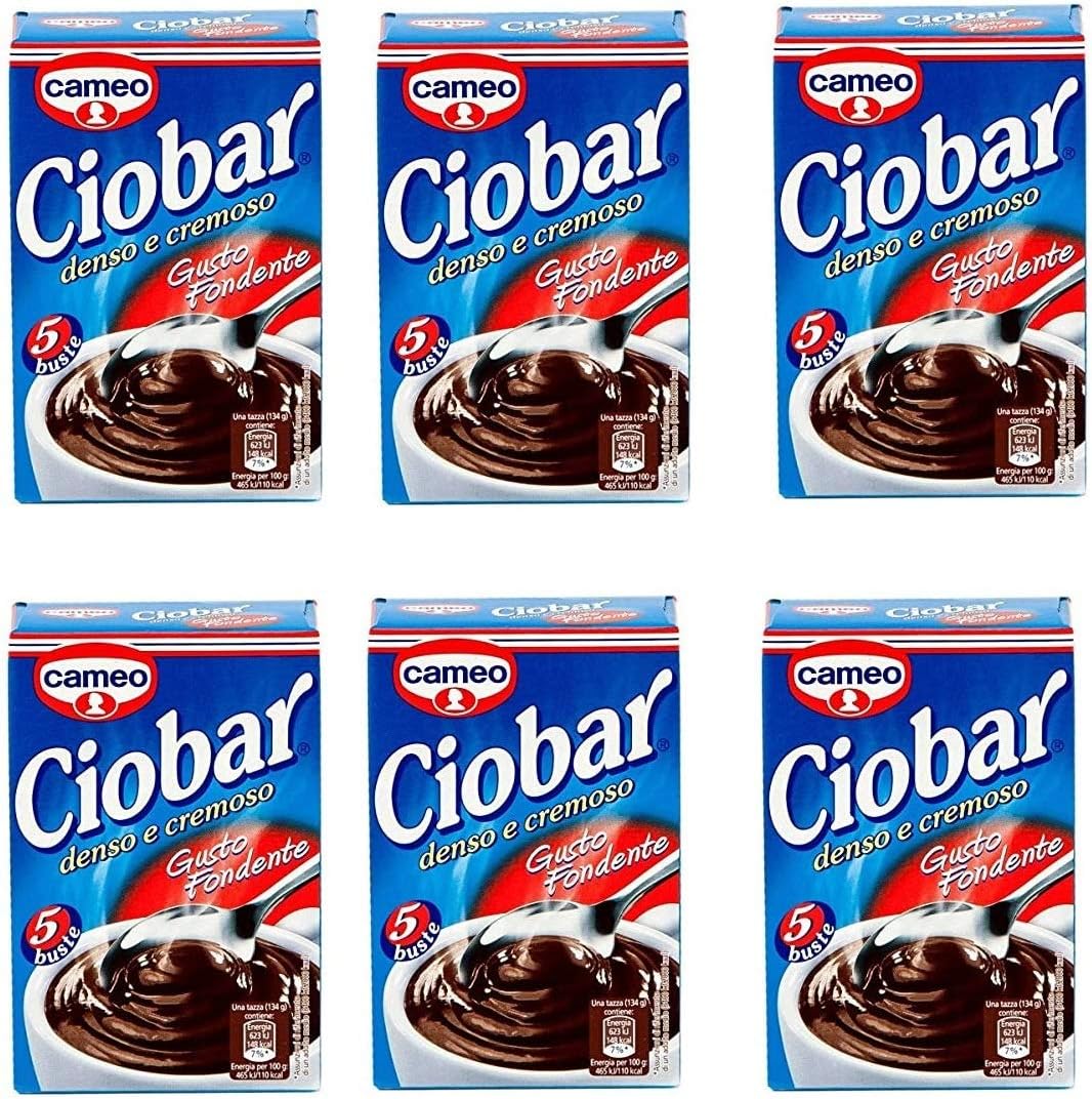 6x Cameo Ciobar Hot Chocolate Drink Beverage 690g (6x5 Pack) Dark Chocolate!