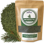 Sou Zen Pine Needle Tea Loose Leaf 4oz (113g) | Premium Quality Wild from Korean Pine Tea Leaves | Raw, Non-GMO and Caffeine-Free | Herbal Tea with No Preservatives | Chinese Medicinal Herb