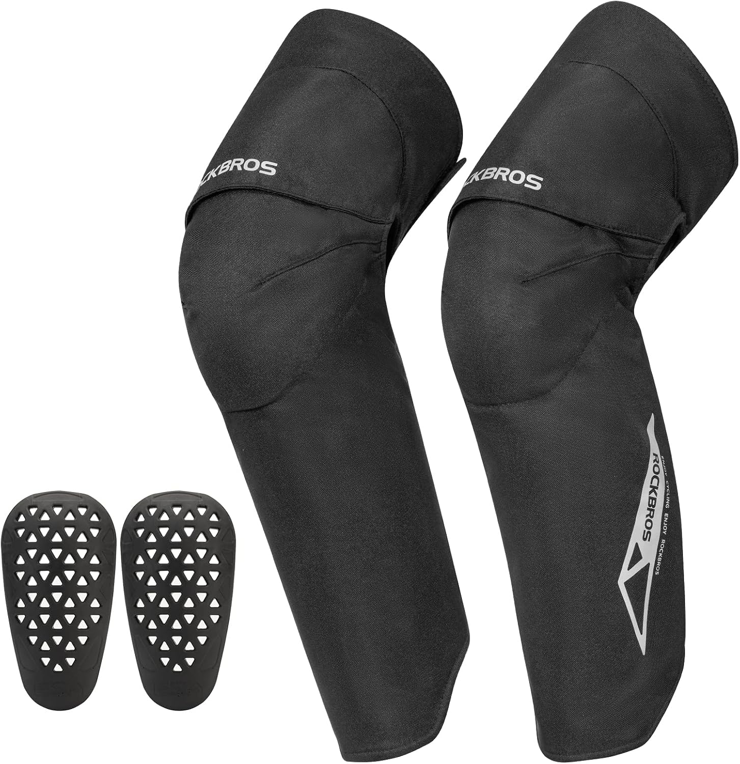 ROCKBROS Motorcycle Knee Pad Winter Leg Warmer Windproof Knee Warm Pad with EVA Protector for Motorcycle Skiing Snowmobile