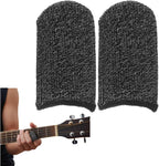 SUPVOX 2pcs Guitar Finger Cover: Thumb Fingertip Protector for Relieve Finger Pain - Soft Fiber Fingertip Sleeves for Beginner Guitar Ukulele Practice