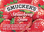 Smucker's Strawberry Jam, 1/2 oz Plastic Portion Control Cup, 200 Count Case