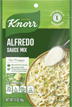 Knorr Sauce Mix Creamy Pasta Sauce For Simple Meals and Sides Alfredo Sauce No Artificial Flavors, No Added MSG 1.6 oz
