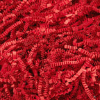 Mefleet 2 LB Crinkle Cut Paper Shred Filler Red Crinkle Shredded Paper for Gift Box - Gift Basket Bag Filler - Grass Cushion Stuffing for Valentine's Day Holiday Packaging Wrapping