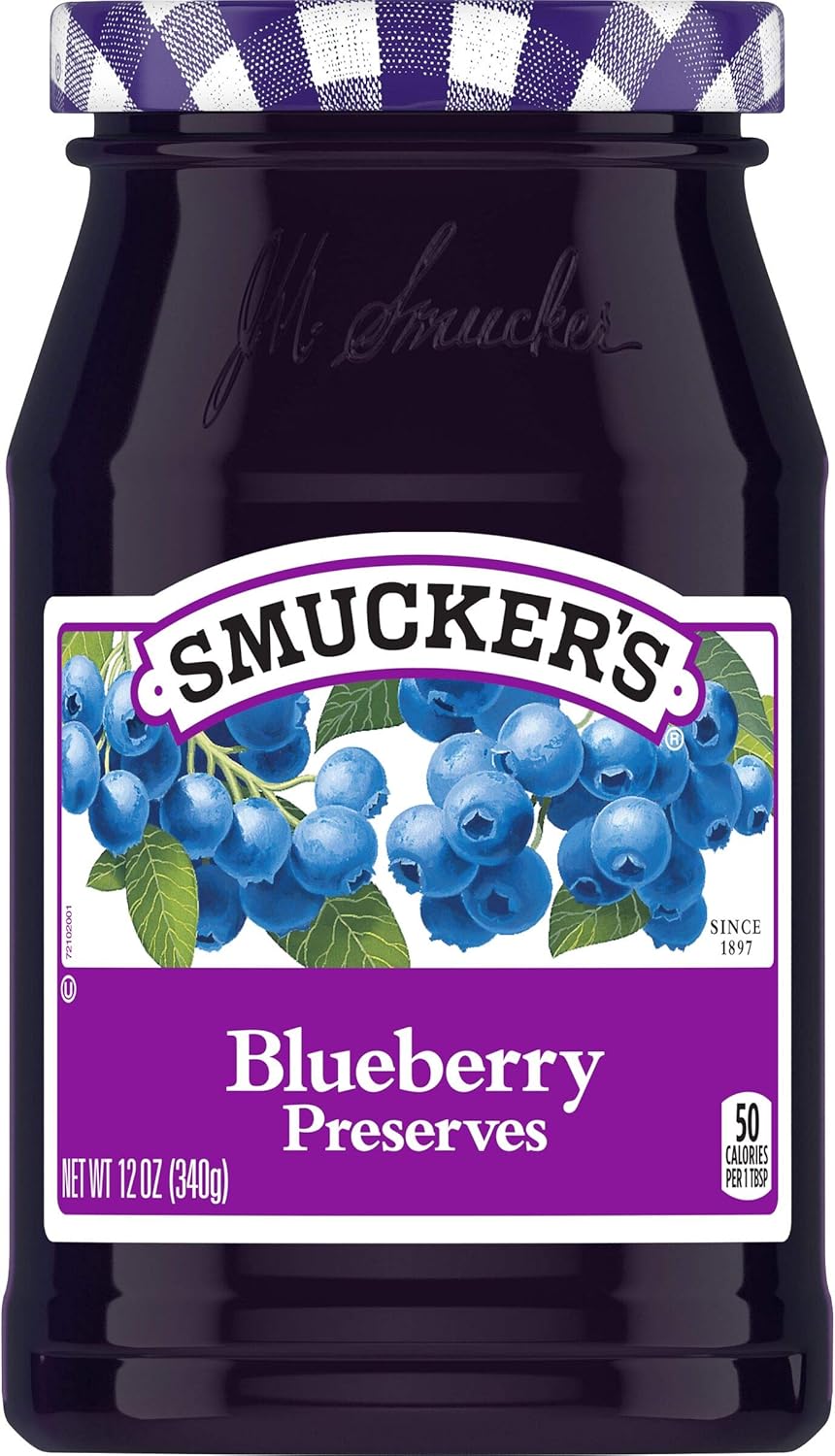 Smucker's Blueberry Preserves, 12 Ounces