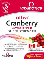 Ultra Cranberry Tablets - Pack of 30 Tablets