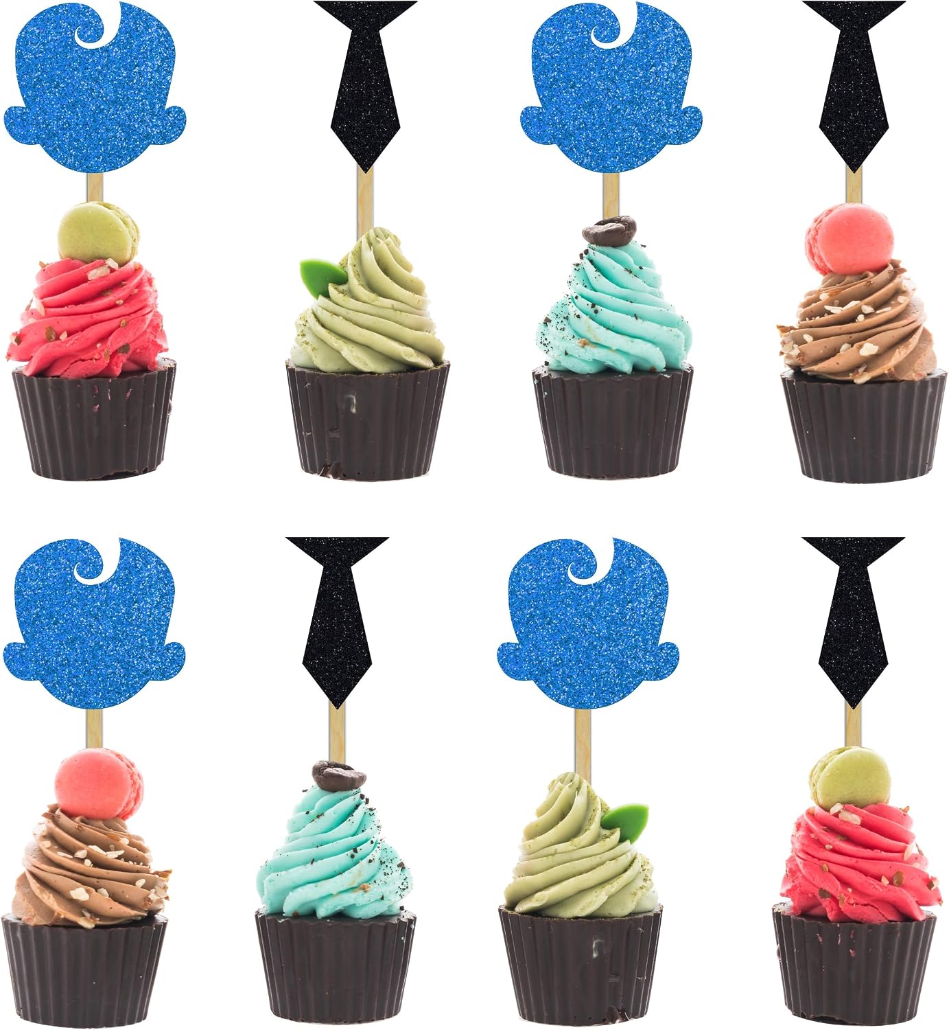 Bby Boss Cupcake Topper | Boss Bby Party Decorations | 1st Birthday Boss Theme | Boss Bby Cake Decor for Celebrations | Unique and Fun Party Supplies | Perfect for Boss-Themed Events