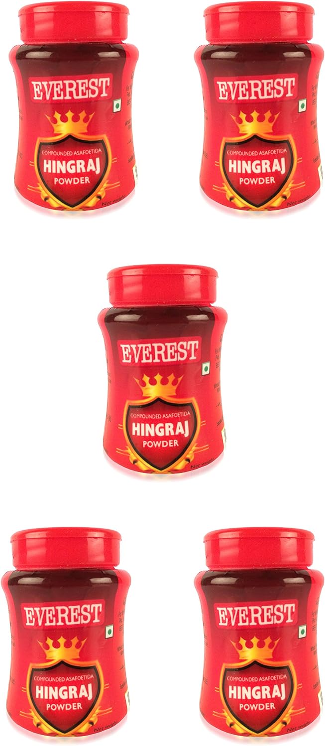 Everest Hingraj Powder - 50 grams (Pack of 5) - Hing (Asafetida)