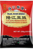 Pearl River Bridge Yang Jiang Flavor Preserved Beans, 250 g/8.82 oz.