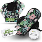Organic Cotton Reusable Menstrual Pads for Light Flow (6 Pack S+M) - Leak Proof & Odor Free Cloth Pads for Women & Teens - High Temp Washable, Breathable, Soft & Skin-Safe for All Day Period Comfort