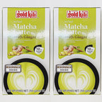 Gold Kili Instant Matcha latte with Ginger, 10 Sachets, Mild Spiciness, 8.82 oz,2 Pack