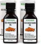 2 Pack - Siberian Sea Buckthorn Seed Oil | 100% Natural Extra Virgin Cold Pressed 2x100 ml / 6.8 fl oz (2 bottles) | Unrefined Raw No-GMO Vegan | Premium Food Grade | Cooking, Salads or Skin Care