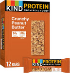 KIND Protein Bars, Crunchy Peanut Butter, Gluten Free, Healthy Snacks, 12g Protein, 12 Count