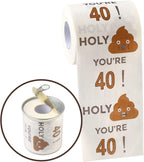 Happy Birthday Gifts for Boys Son and Girls - 3-Ply Funny Toilet Paper Roll, Birthday Toilet Paper Gag Funny Birthday Gift Novelty for Birthday Party Decorations Eighteenth Party Supplies (40th Years)