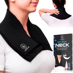 LEVILO Ice Pack for Neck, Reusable Neck Ice Pack Wrap for Hot & Cold Therapy, Inflammation, Cold Compress, Injuries, Swelling, Cervical Surgery Recovery, Sprains, Work Stress