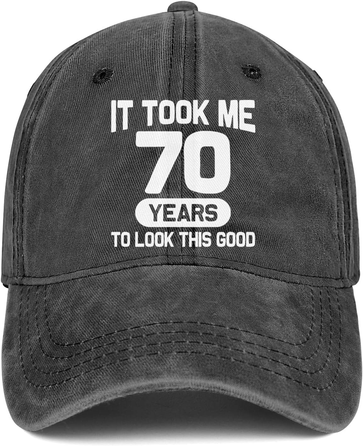 70th Birthday Gifts for Men Women 70 Year Old Gifts Decorations Took Me 70 Years to Look This Good Washed Cotton Hat