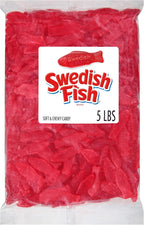 SWEDISH FISH Soft & Chewy Gummy Candy, Bulk Candy, 5 lb