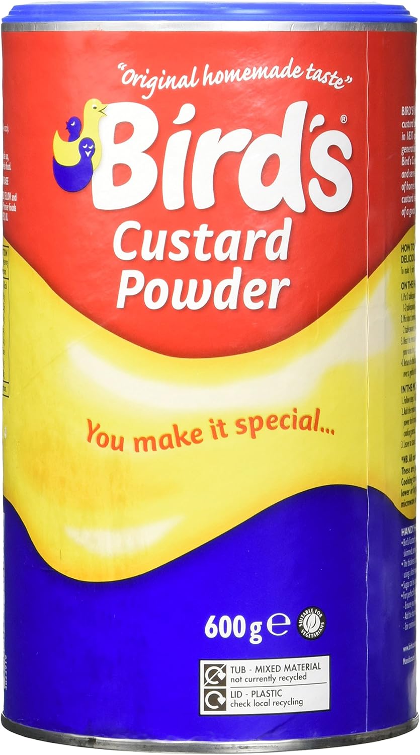 Bird's Vanilla Flavoured Custard Powder 600g (Pack of 1)