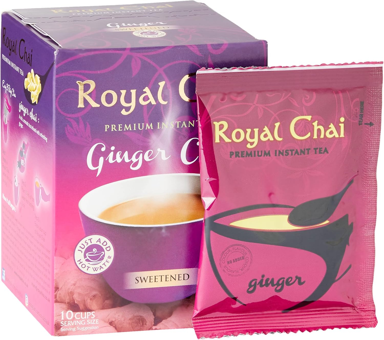 Royal Chai - Premium Instant Tea - Ginger (sweetened) 220g