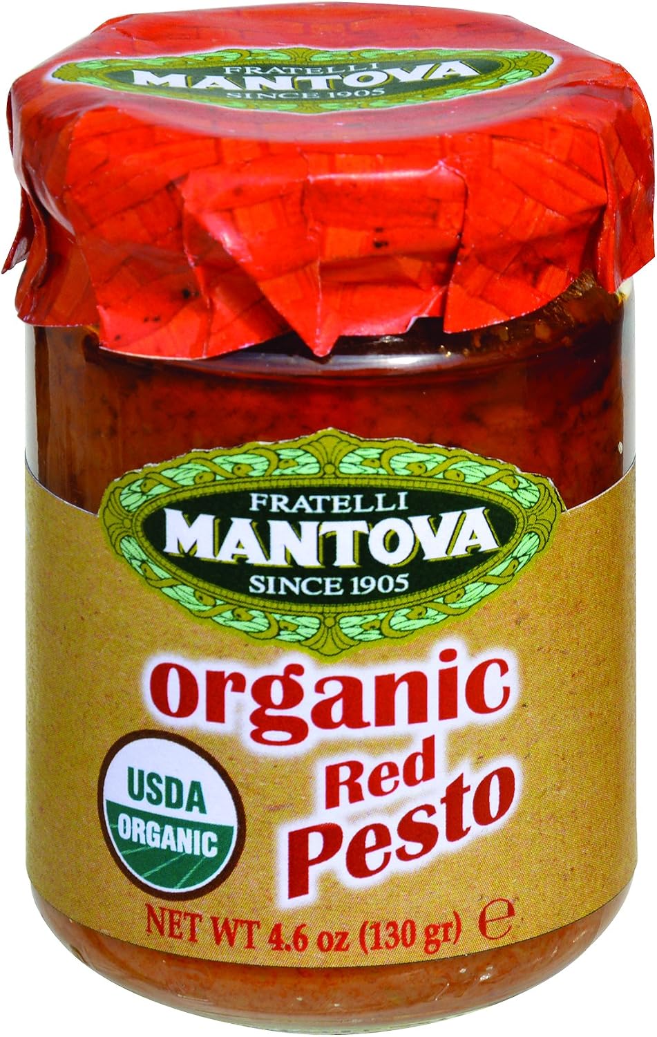 Mantova Pesto Red, 4.6 oz