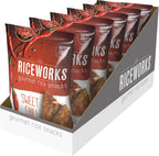 Riceworks Sweet Chili Rice Chips & Snacks, Non GMO, Gluten Free, 5.5 oz. per bag (Sweet Chili, 6 Pack)