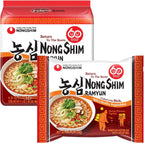 Nongshim Ramyun Noodles, Rich Spicy Vegetable Broth, Korean Classic Recipe, Deeply Simmered, Quick & Easy, Pantry Staples, 4.37 oz (Pack of 4) | Korean Instant Ramen, Vegetable Broth, Quick & Easy Meal