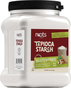 Roots Circle All Natural Tapioca Starch | Non GMO & Gluten-Free Flour with No Preservatives | Kosher for Passover | Thickener for Soups, Gravies & Sauces | 1 Pack (17oz)