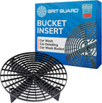 Grit Guard The Original Black Bucket Insert - 10" Diameter Car Wash Bucket for Car Washing, Detailing Compatible with 3.5, 4, 5 and 6 Gallon Buckets