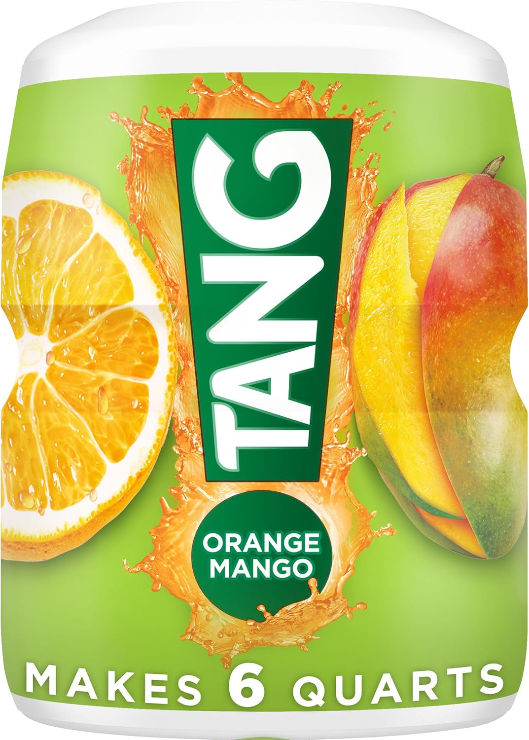 Tang Orange Mango Artificially Flavored Powdered Soft Drink Mix, 19.7 oz Canister