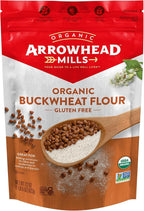 Arrowhead Mills Organic Buckwheat Flour, Gluten Free, 22 Ounce Bag