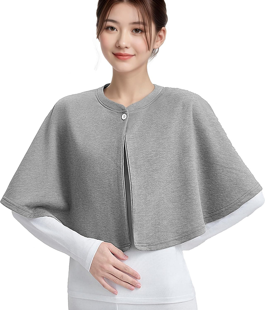 Warm Shoulder Shawl Cape Winter Shoulder Wrap Protective Back Warmer for Wheelchair Bedridden Patient Old People
