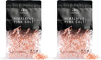 The Spice Lab Pink Himalayan Salt – Coarse Grain for Grinder, 2.2 lb / 1 Kilo – Gourmet Himalayan Salt Pure Crystal – Kosher & Natural Certified (Pack of 2)