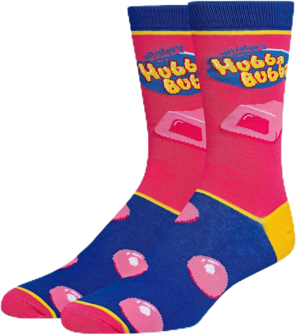 Odd Sox – Candy Novelty Crew Socks – Large/Medium – Soft Cotton Blend – Sweet Sour Chewy Candy – Fun Colorful Treats