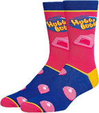 Odd Sox – Candy Novelty Crew Socks – Large/Medium – Soft Cotton Blend – Sweet Sour Chewy Candy – Fun Colorful Treats