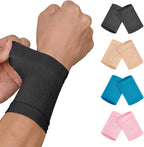 KEKING® Compression Wrist Sleeves for Women Men, 1 Pair, Premium Wrist Support Bands for Carpal Tunnel, Improve Circulation & Recovery, Tendonitis, Tennis, Sports - Wrist Brace Wrist Wraps, Black S