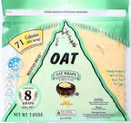 Mountain Bread Oat Wraps 4 Simple Ingredients Paper-Thin Soft Flatbread Reduced Wheat Option 3 Pack (24 Wraps) 70 Calories per Wrap